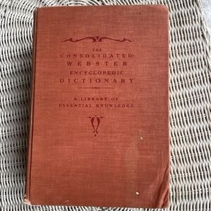 The Consolidated Webster Encyclopaedic Dictionary (1952)
